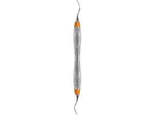Mini-Five Gracey-Kürette - EverEdge 2.0, Griff Harmony Color Figur 15/16, orange