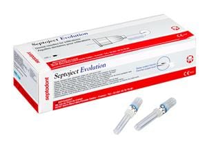 Septoject Evolution Blau - 30G, 0,3 x 25 mm, kurz, Packung 100 Stück