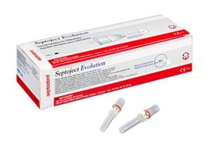Septoject Evolution Orange - 27G, 0,4 x 16 mm, kurz, Packung 100 Stück