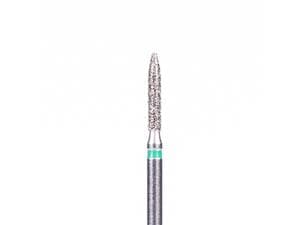 FG-Diamant Ultimate R-D, Flamme, Form 862 ISO 014, grob (grün), Kopflänge 8 mm, Packung 5 Stück