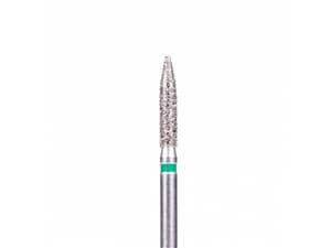 FG-Diamant Ultimate R-D, Flamme, Form 862 ISO 016, grob (grün), Kopflänge 7,5 mm, Packung 5 Stück