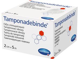 Hartmann Tamponadebinden Breite 2 cm, Packung 5 m