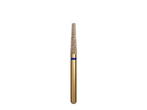 DIATECH® FG-Diamanten, Form G847, Konus flaches Ende ISO 018, Körnung M, Packung 5 Stück