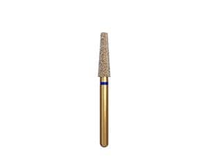 DIATECH® FG-Diamanten, Form G847, Konus flaches Ende ISO 025, Körnung M, Packung 5 Stück