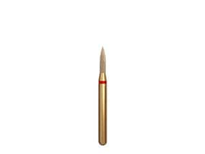 DIATECH® FG-Diamanten, Form G860, Flamme ISO 012, Kopflänge 5 mm, Körnung F, Packung 5 Stück