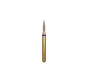 DIATECH® FG-Diamanten, Form G860, Flamme ISO 012, Kopflänge 5 mm, Körnung M, Packung 5 Stück