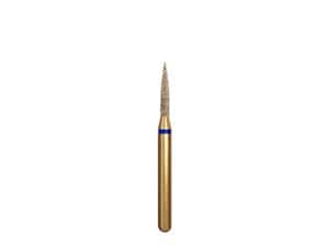 DIATECH® FG-Diamanten, Form G860, Flamme ISO 012, Kopflänge 6,5 mm, Körnung M, Packung 5 Stück