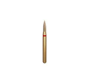DIATECH® FG-Diamanten, Form G860, Flamme ISO 014, Kopflänge 5 mm, Körnung F, Packung 5 Stück