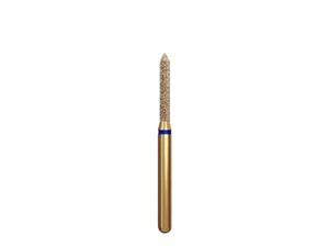 DIATECH® FG-Diamanten, Form G885, Zylinder spitz ISO 014, Körnung M, Packung 5 Stück
