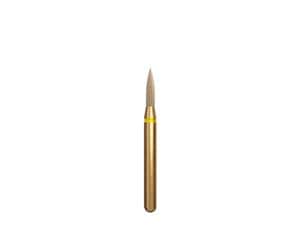 DIATECH® FG-Diamanten, Form G860, Flamme ISO 012, Kopflänge 5 mm, Körnung EF, Packung 5 Stück
