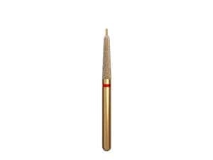 DIATECH® FG-Diamanten, Form G878KP, Torpedo konisch mit Zapfen ISO 018, Körnung F, Packung 5 Stück