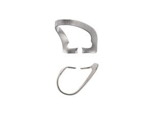 Kofferdam-Klammer, Satin Steel - Anterior Figur 106R