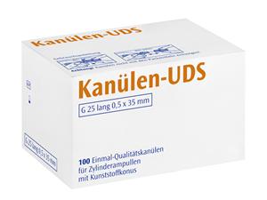 Kanülen-UDS Orange - 25G, Ø 0,5 x 35 mm, lang, Packung 100 Stück