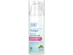 TePe® Feuchtigkeitsspendendes Mundgel Milder Minzgeschmack, Flaschen 6 x 50 ml