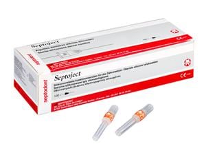 Septoject Orange - 27G, 0,4 x 8 mm, extra-kurz, Packung 100 Stück
