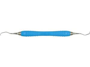 Kürette Columbia, Colori Silikon Grip Figur 4R-4L, hellblau (SI-960/4R-4L-HBL)
