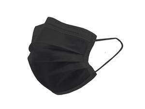 Unigloves ProfilPlus Mundschutz Schwarz, Packung 10 x 50 Stück