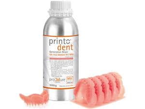 printodent® GR-14.2 denture HI MSI Orange-pink, Flasche 1.000 g