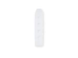 Präzisionsschutzkappen gelocht Rund, natur, Größe 19 x Ø 2,8 mm, Packung 100 Stück