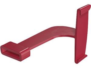 VistaPosition PSP Bissplatte Bissflügel S2 Vertikal, rot, Packung 4 Stück