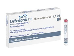 Ultracain™ D ohne Adrenalin (In Österreich nicht registriert) Zylinderampullen 10 x 1,7 ml