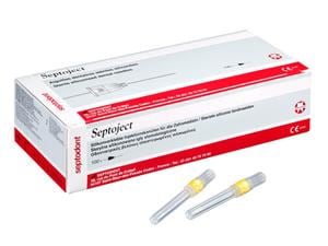 Septoject Gelb - 27G, 0,4 x 35 mm, lang, Packung 100 Stück
