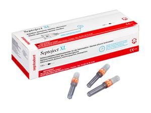 Septoject XL Gelb - 27G, 0,4 x 25 mm, lang, Packung 100 Stück