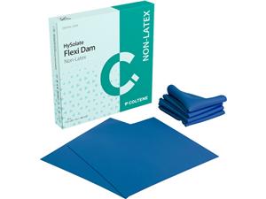 HySolate Flexi Dam Non-Latex, Format 152 x 152 mm Mittel - blau, Packung 30 Blatt
