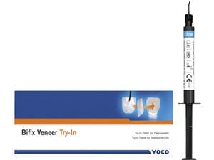 Bifix Veneer Try-In - Standardpackung Clear, Spritze 2,5 g