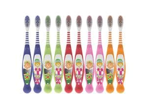 Kinderzahnbürsten mit Motiv Motiv Zahnfee und Ritter, sortiert, Packung 10 Stück