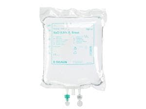 Spüllösung NaCl 0,9 % - Ecobag® CE mit Standard Portsystem Packung 4 x 3.000 ml