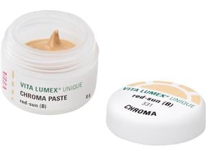 VITA LUMEX® UNIQUE CHROMA PASTE classical A1-D4® Red-sun (B), Dose 4 g