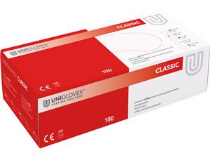 Unigloves® Classic gepudert Größe S, Packung 100 Stück