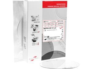 IMPRELON® S+ pd, Ø 125 mm (rund) Stärke 0,75 mm, Packung 100 Stück