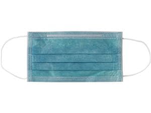 Monoart® Mundschutz Pro 3 mit Gummizug Lagunablau, Packung 50 Stück