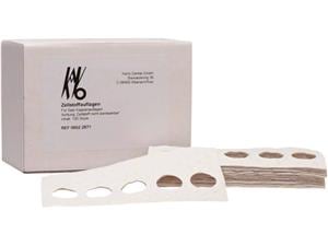 Zellstoffauflagen für Kappengläser Größe 18,8 x 9,45 cm, Packung 100 Stück