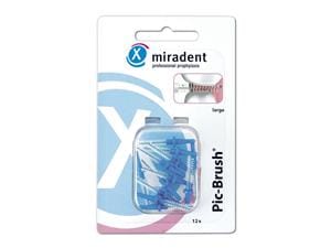 Pic-Brush® Ersatzbürsten - Nachfüllpackung Blau - large, Ø 3,0 mm, Packung 12 Stück