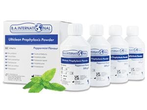 B.A Ulticlean Prophylaxepulver Minze, Flaschen 4 x 300 g
