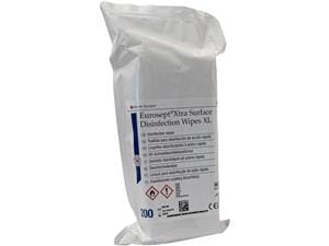 HS-Schnelldesinfektionstücher Eurosept® Xtra Größe XL, Format 20 x 22 cm, Nachfüllbeutel 200 Tücher