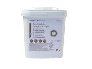 HS-Maxima® Desinfektionstücher (ohne Alkohol) Format 28 x 28 cm, getränkt, Spendereimer 75 Tücher