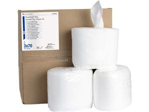 HS-Reinigungstücher (Vlies) EuroSept® Xtra Größe XL, Format 30 x 30 cm, 3 Rollen x 70 Tücher