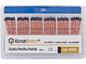 EdgeFile X7 Guttaperchaspitzen Taper 04, ISO 030, blau, Packung 60 Stück
