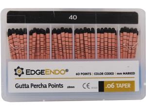 EdgeFile X7 Guttaperchaspitzen Taper 06, ISO 040, schwarz, Packung 60 Stück