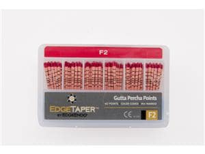 EdgeTaper Guttaperchaspitzen - Standardpackung Größe F2, Packung 60 Stück
