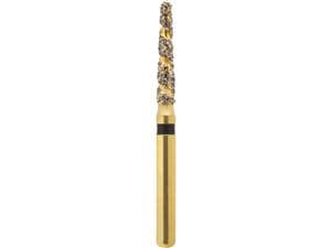 NeoDiamond Gold FG, Form H198, NeoSpiral, Konisch rund ISO 014, extra-grob (schwarz), kurz, Packung 10 Stück