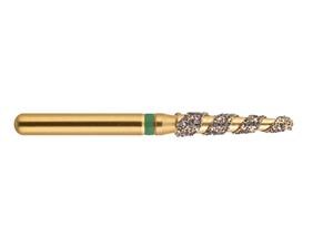 NeoDiamond Gold FG, Form H198, NeoSpiral, Konisch rund ISO 016, grob (grün), kurz, Packung 10 Stück