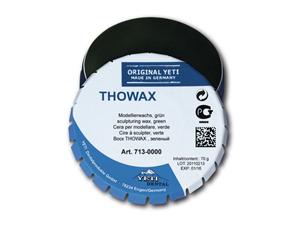 THOWAX Modellierwachs Grün, Dose 70 g