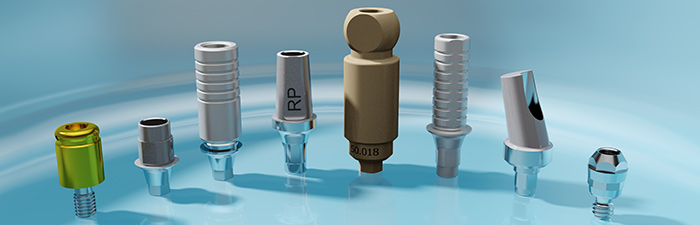 Kompatible Abutments und Systemkomponenten