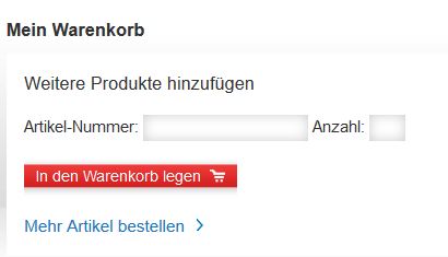 FAQ Promocode im Direktbestellungfeld im Warenkorb nutzen